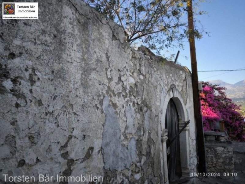 Kouses, Kreta Kreta, Kouses renovierungsbedürtiges Steinhaus-Juwel 120m² Wohnfläche Meerblick und Bergblick Haus kaufen